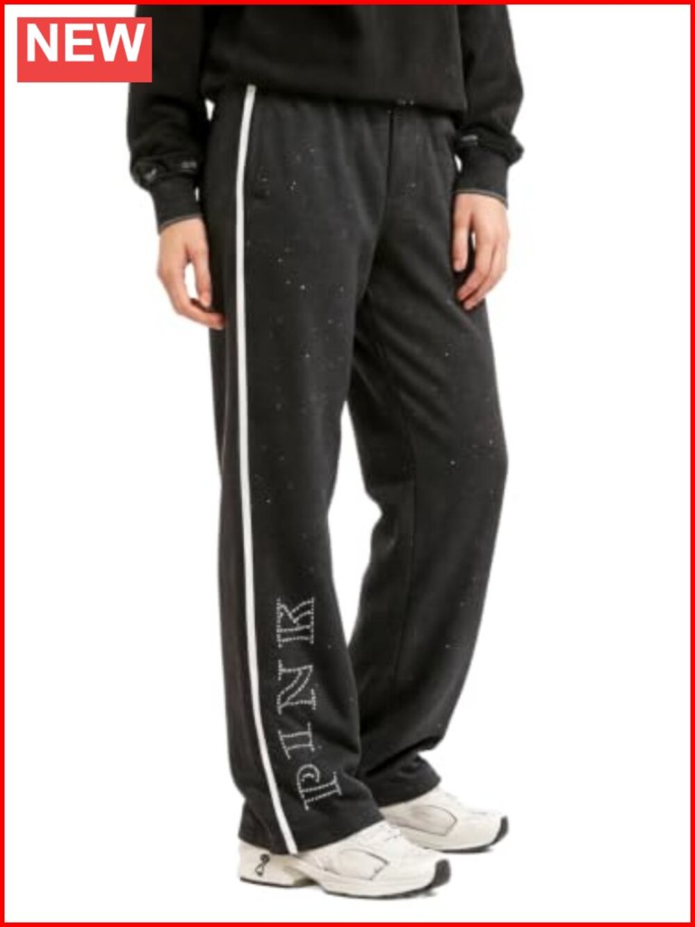 Wide Leg Sweatpants for Women Baggy Joggers Cotton Fleece Blend Pull On